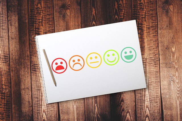 Smiley face colour ratings